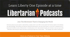 Desktop Screenshot of libertarianpodcasts.com