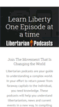 Mobile Screenshot of libertarianpodcasts.com